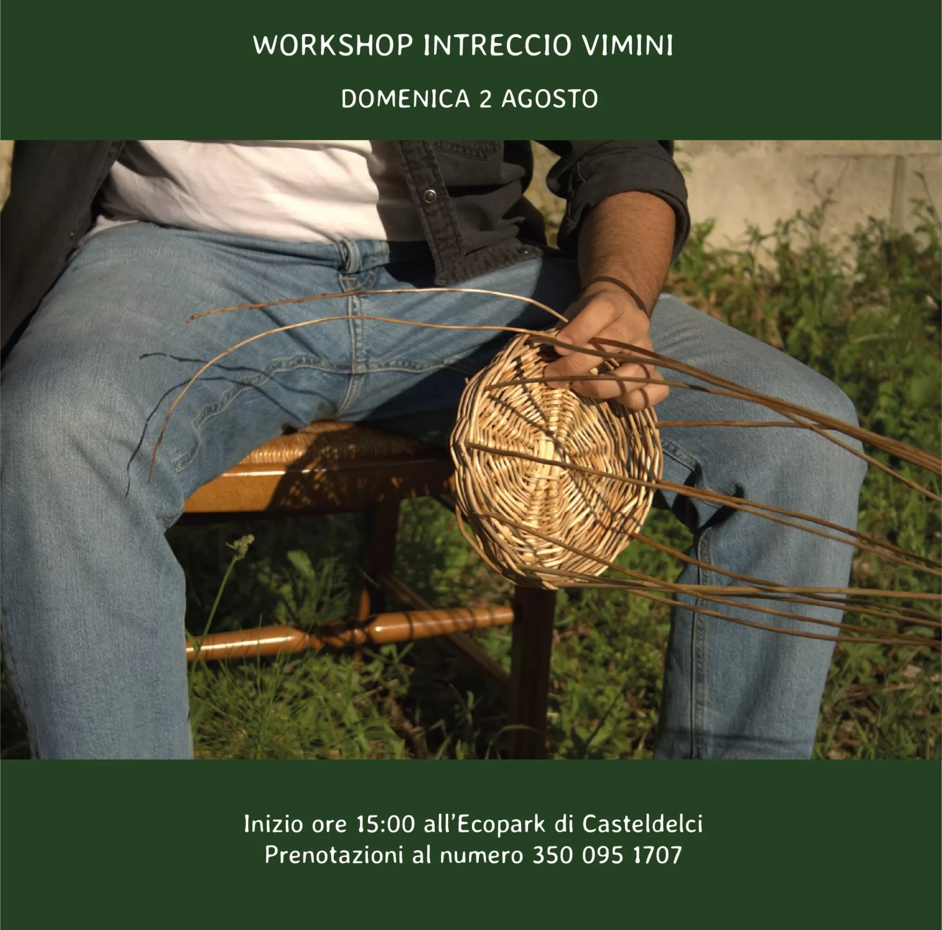 Workshop di Intreccio in Vimini con Altaterra